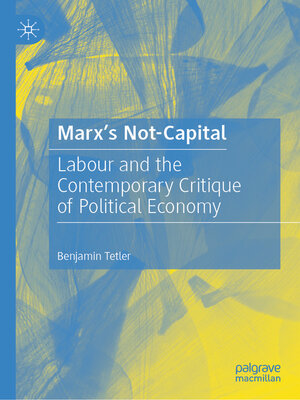 cover image of Marx's Not-Capital